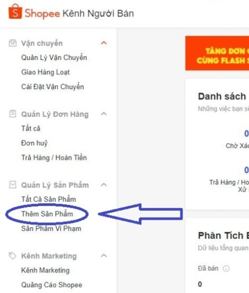 Đăng bán sản phẩm lên Shopee